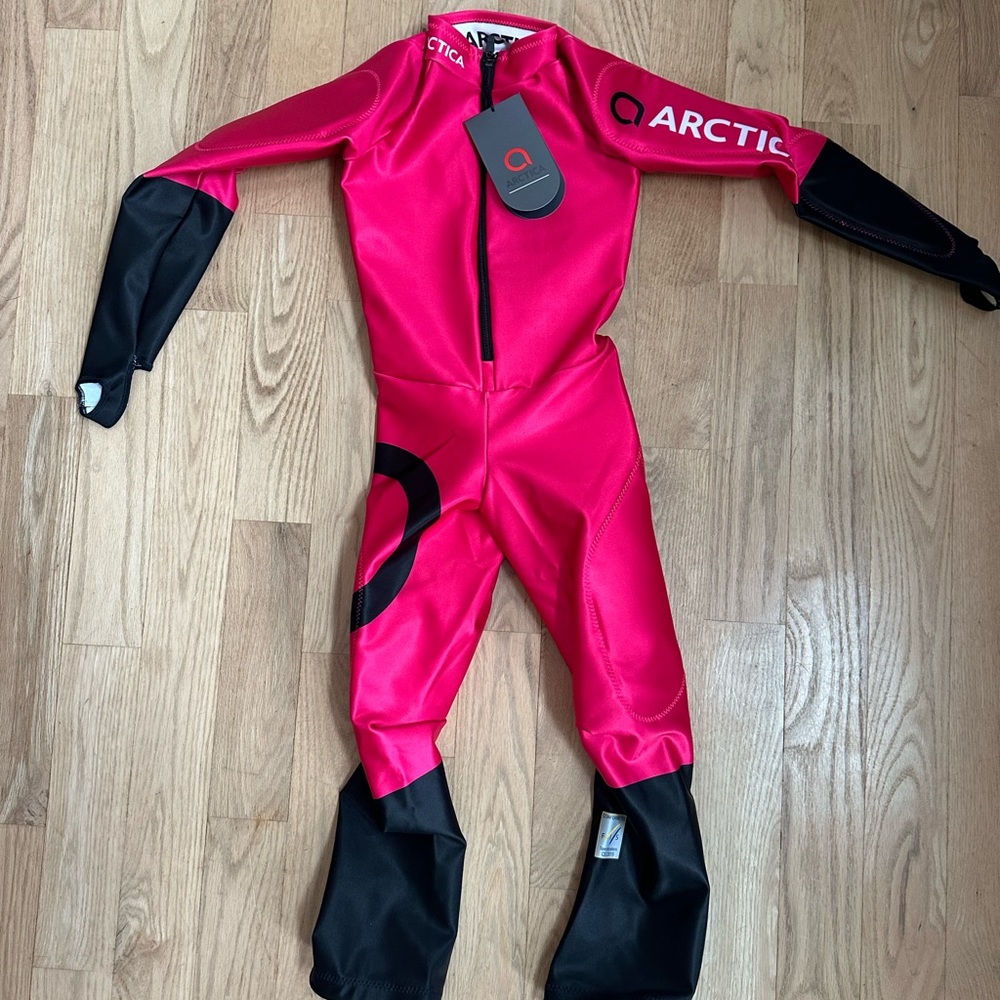 Arctic Hot Pink Youth GS Race Suit